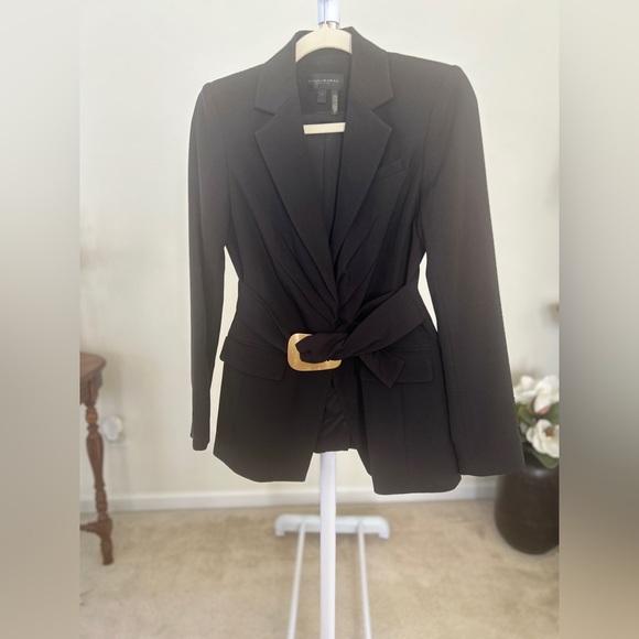 Donna Karan women’s belted blazer - Picture 3 of 4
